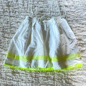 Crewcuts girls white skirt Size 4-5